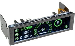 Контроллер вентиляторов Lamptron CM430 Black/Green 132252