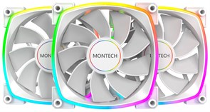Вентилятор для корпуса MONTECH RX120 PWM WHITE (3 шт.) 131089