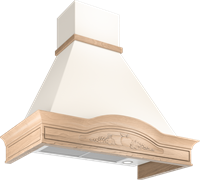 Вытяжка Elikor Вилла Фрукты 90П-650-П3Д Beige/Oak Unpainted 128230