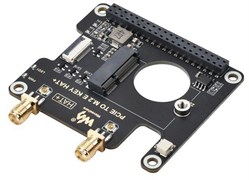 Плата расширения для одноплатного компьютера ACD Waveshare PCIe To M.2 E KEY HAT 128065