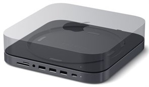 Док-станция Satechi Type-C Aluminum Stand &amp; Hub for Mac Mini Space Gray 127047