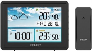 Метеостанция BALDR B0359WST2H2R Black 125496