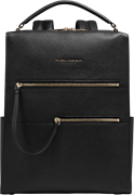 Рюкзак для ноутбука Piquadro Women’s Laptop Backpack 15.6" Black (CA6839W140BM/N) 122970