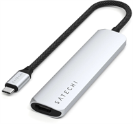 Док-станция Satechi 6-in-1 USB-C Slim Multiport Adapter Silver 119924