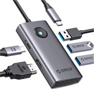 Док-станция Orico Type-C 5-in-1 5Gbps Multifunction Docking Station Gray 118819