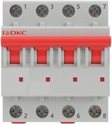 Автоматический выключатель DKC MD63-4C20-10 105476