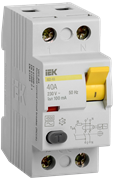Выключатель дифференциального тока (УЗО) IEK MDV10-2-040-100 103745