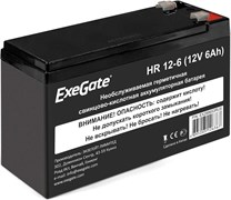 Аккумуляторная батарея ExeGate HR 12-6 (1224W) 111247