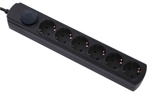 Сетевой фильтр Ippon BK-6-EU-5-16-B Black 110520