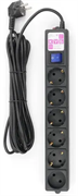 Сетевой фильтр Power Cube SPG6-B2-5M Black 109689
