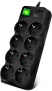 Сетевой фильтр Sven SF-08E-16, 5м 110771