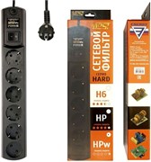 Сетевой фильтр Most HPw Black 2м 110542