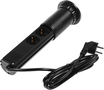 Сетевой удлинитель PREMIER Vertical 3R USB Black, 1.8м 110105