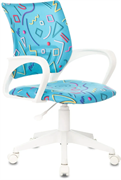Детское кресло Бюрократ Burokids 1 W Blue Sticks 112089