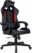Игровое кресло Бюрократ Zombie Game Tetra Black/Red 112508