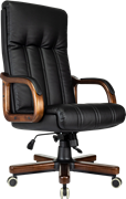 Офисное кресло Бюрократ T-9932 Walnut Eco Black 112999