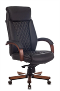 Офисное кресло Бюрократ T-9924 Walnut Black 112962