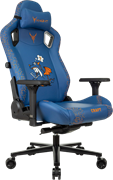 Игровое кресло Бюрократ Knight Craft Dragon Blue 112418