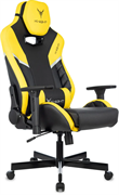 Игровое кресло Бюрократ Knight Thunder 5X Black/Yellow 112454