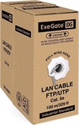 Бухта ExeGate UTP4-C5e-CCA-S26-IN-PVC-GY-100, 100м 136595