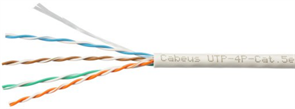 Бухта Cabeus UTP-4P-Cat.5e-SOLID-LSZH-GY-LIGHT-20, 20м 136466