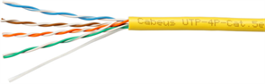 Бухта Cabeus UTP-4P-Cat.5e-SOLID-YL-25, 25м 136507