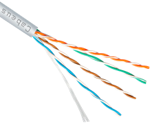 Бухта Cabeus UTP-4P-Cat.5e-SOLID-LSZH-GY-25, 25м 136463
