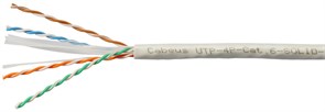Бухта Cabeus UTP-4P-Cat.6-SOLID-LSLTx-GY-20, 20м 136517