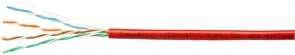 Бухта Cabeus UTP-4P-Cat.5e-SOLID-RD-50, 50м 136498