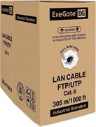 Бухта ExeGate FUTP4-C6-CCA-S23-IN-PVC-GY-305, 305м 136578