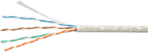 Бухта Cabeus UTP-4P-Cat.6-SOLID-GY-50, 50м 136510