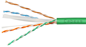 Бухта Cabeus FTP-4P-Cat.6-SOLID-LSLTx-GN-50, 50м 136313