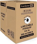 Бухта ExeGate FUTP4-C5e-CU-S24-OUT-PE-BK-305, 305м 136139