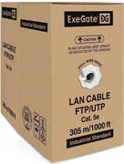Бухта ExeGate SFTP4-C5e-CU-S24-IN-PVC-GY-305, 305м 136583
