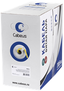 Бухта Cabeus UTP-4P-Cat.5e-SOLID-YL, 305м 136162