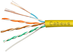 Бухта Cabeus UTP-4P-Cat.5e-PATCH-YL, 305м 136403