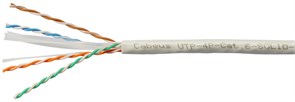 Бухта Cabeus UTP-4P-Cat.6-SOLID-LSZH-WH, 305м 136531