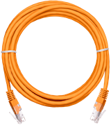Патч-корд NETLAN EC-PC4UD55B-BC-PVC-020-OR-10, 2м, 10 шт. 134923