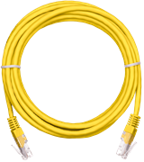 Патч-корд NETLAN EC-PC4UD55B-BC-PVC-020-YL-10, 2м (10 шт.) 134926