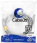 Патч-корд Cabeus PC-SSTP-RJ45-Cat.6a-3m-LSZH, 3м 132486