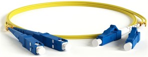 Патч-корд Hyperline FC-D2-9-LC/UR-SC/UR-H-2M-LSZH-YL, 2м 134435