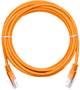 Патч-корд NETLAN EC-PC4UD55B-BC-PVC-030-OR-10, 3м (10 шт.) 134932