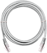 Патч-корд NETLAN EC-PC4UD55B-BC-LSZH-030-GY-10, 3м, 10 шт. 134890