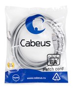 Патч-корд Cabeus PC-SSTP-RJ45-Cat.6a-5m-LSZH, 5м 132599