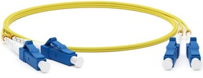 Патч-корд Hyperline FC-D2-9-LC/UR-LC/UR-H-10M-LSZH-YL, 10м 134433