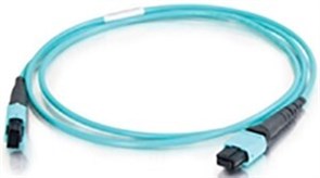 Патч-корд Hyperline FHD-MC3-503-MPOM12/PS-MPOF12/PS-A-1M-LSZH-AQ, 1м 134439