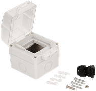 Настенная коробка Lanmaster LAN-MB-F45/1-WP 138810