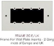 Рамка Kramer Frame-2G/EUK(W) 138875