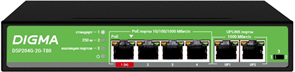 Коммутатор (свитч) Digma DSP204G-2G-T80 140857