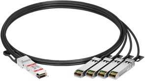 Кабель SFP+ FS QSFP-100G-4SPC02 (74665), 2м 147578